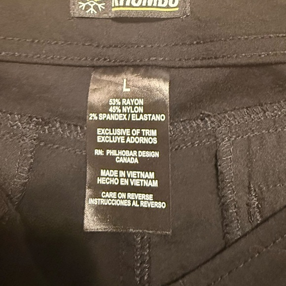 2 pair Khombu Lightweight Ladies Capris - Picture 6 of 7